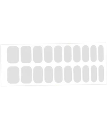 UV Gel Nail Stickers 20PCS Nail Wraps Semi Cured Gel Nails Strips with Manicure Tools Easy to Apply/Remove Polish Pops Gel Nail Strips for Women DIY color Nude Color - Buy Online on GoSupps.com