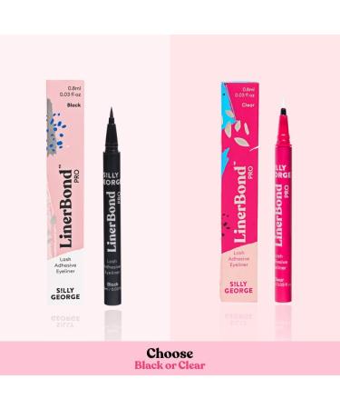 Silly George LinerBond Lash System | SuperNatural Series Starter Kit with LinerBond Adhesive Eyeliner and Natural Look Lashes - Nova LinerBond Black - Buy Online on GoSupps.com