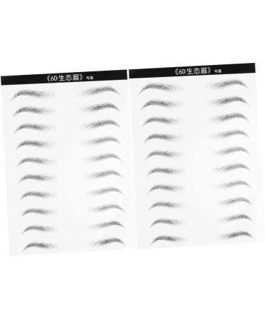 FRCOLOR 4 Sheets Makeup Stickers Eyebrows Transfer Stickers Brow Tatoo Eyebrow Stickers Simple 3d Cosmetic - Buy Online on GoSupps.com