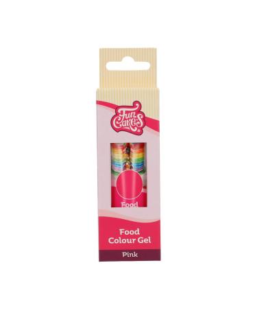 Funcakes Pink Food Color Gel - Highly Concentrated Baking Color for Dough Cream Fondant & Marzipan - Easy Dosage Halal 30g - Buy Online on GoSupps.com