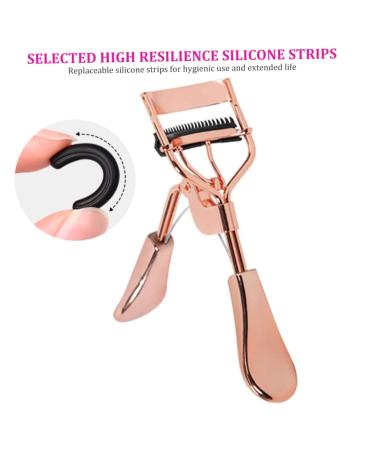 Precision Eyelash Curler with Comb & 2 Refill Pads - Best Eye Makeup Tool for Women & Girls - Buy Online on GoSupps.com
