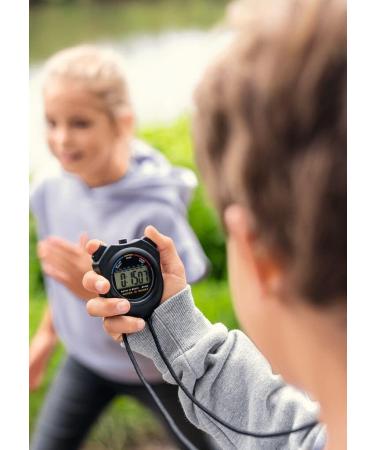 Moses Expedition Natur Profi-Stoppuhr | Digital Stopwatch for Kids | Ideal for Sports Athletics Football Running Cycling & Swimming Training - Buy Online on GoSupps.com