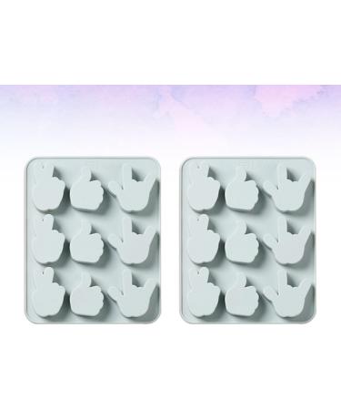 Alipis 2pcs Silicone Molds Baking 3D Silicone Ice Cube Molds Bakery Silicone Fondant Molds Cake Mold Fudge - Buy Online on GoSupps.com