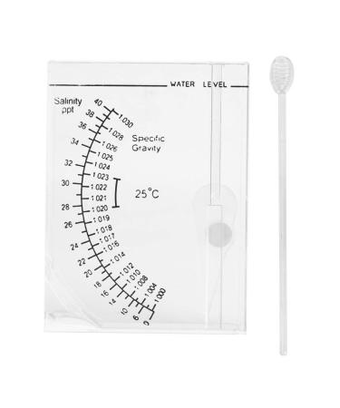 Atyhao Aquarium accessories Seawater salt meter Aquarium salinity meter for coral aquarium aquaculture square shape covers