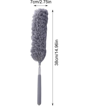 Telescopic Duster Telescopic Feather Duster Flexible and Bendable Cleaning Tool Cobweb and Ceiling Duster with Ergonomic Telescoping pol for Car Furniture Grey - Buy Online on GoSupps.com