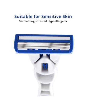 DreamGenius 6-Blade Women's Razors with 2 Handles and 19 Refills - Value Shaver Pack for Non-Slip Travel Carry - Buy Online on GoSupps.com