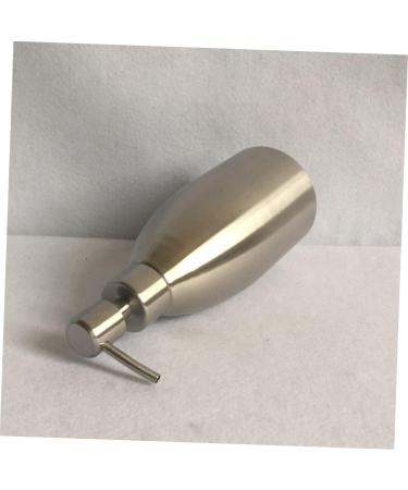 Zerodeko 3pcs 304 Liquid Containers Pump Liquid Soap Bottles Shampoo Bottle Stainless Steel Soap Dispenser Silverx3pcs mediumx3pcs - Buy Online on GoSupps.com