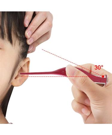 SEASD Luminous Ear Wax Pickers Cleaner Set - USB Ear Wax Remover Kit with Curette, Tweezers, Spoon - Ear Care Tools for Safe Cleaning - Buy Online on GoSupps.com