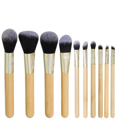 10-Piece Carving Pattern Makeup Brush Set Powder Blush & Eyeshadow Tools for Flawless Beauty - Buy Online on GoSupps.com