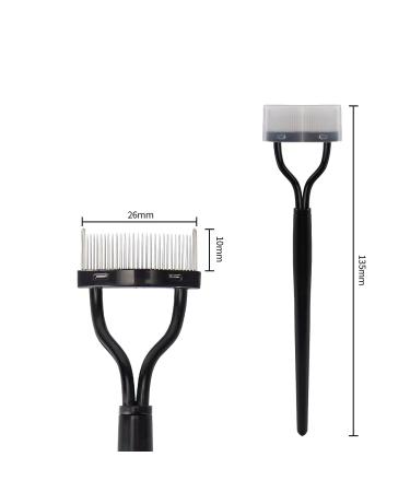 Adonop Eyelash Comb Separator and Curler - Professional Lash Definer and Mascara Applicator with Cover - Buy Online on GoSupps.com
