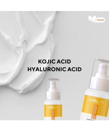  DOALLIFE Facial Sunscreen SPF 50 - Oil-free anti-blemish sun protection anti-aging effect immediate effectiveness vegan 50 ml - Buy Online on GoSupps.com