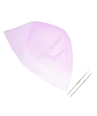 Beavorty 2 Sets Hair Color Highlighter Cap Coloring Caps for Hair Dye Salon Hair Coloring Dye Cap Hair Staining Hat Hair Bleaching Cap Hair Coloring Hat Hair Color Kit Stainless Steel