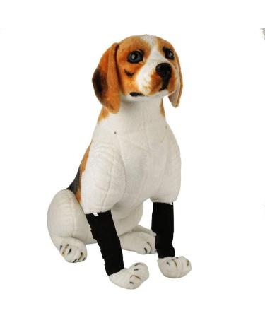2PCS Dog Leg Brace Dogs foreleg/Rear Legs Surgical Injury Wound Protector Hock Joint Wraps Kneecap for Injuries Sprains Arthritis (Black M) - Buy Online on GoSupps.com