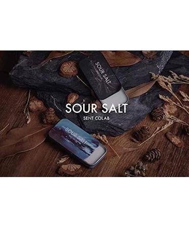 SourSalt Sea Tide Solid Cologne - Pocket-Size .5 oz Tin, Wooden Note Fragrance | Long Lasting - Buy Online on GoSupps.com