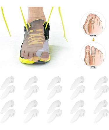 Donfafecuer Silicone Toe Protectors - Bunion Correction and Toe Straighteners (10 Pairs) - Buy Online on GoSupps.com