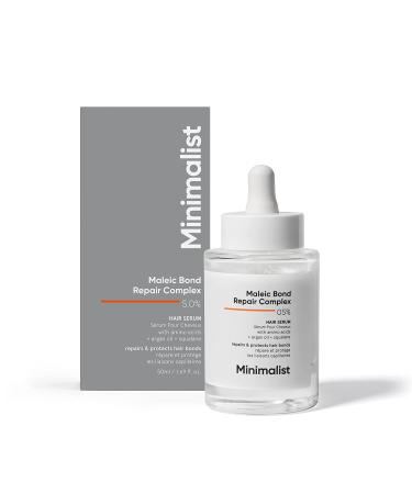 Minimalis Maleic Bond Repair Complex 05% Hair Serum with Amino Acids Argan Oil & Squalane | For Women & Men | 50 ml | 1.69 Fl Oz