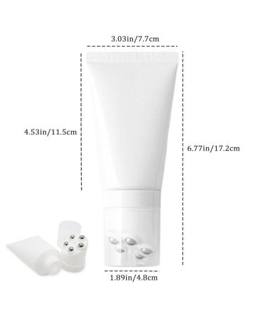 Buy Refillable Sunscreen Applicator 3x7 - Portable Sealed Roller Brush for Body Lotion & Massage Oil | Eco-Friendly Beauty Supplies - Buy Online on GoSupps.com