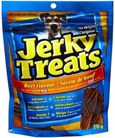 Jerky Treats Beef Flavour Dog Snacks 170g Beef 14.17 g (Pack of 12) - Buy Online on GoSupps.com