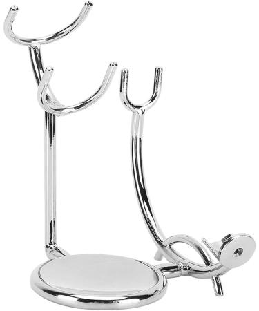 ZLXHDL Razor Stand - Premium Manual Shaving Brush & Soap Dish Holder - Durable Electroplated Metal for Perfect Grooming - Buy Online on GoSupps.com