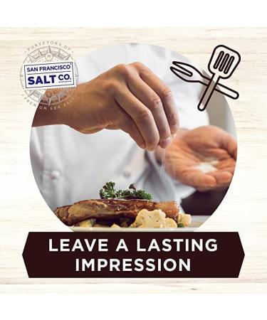 Italian Black Truffle Sea Salt - 10 oz. Chef's Jar | San Francisco Salt Company - Buy Online on GoSupps.com