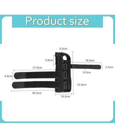 Adjustable Carpal Tunnel Splint Brace | Night Sleep Wrist Support for Men & Women | Arthritis Pain Relief | Fits Left & Right Hand - Buy Online on GoSupps.com