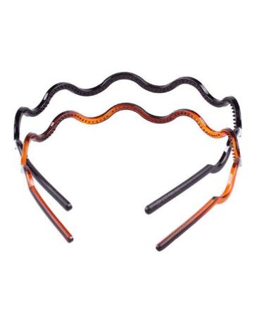 Plastic Tooth Hair Comb Headband - Hard Ribbon Hairband for Women & Men (Style 04) - Buy Online on GoSupps.com
