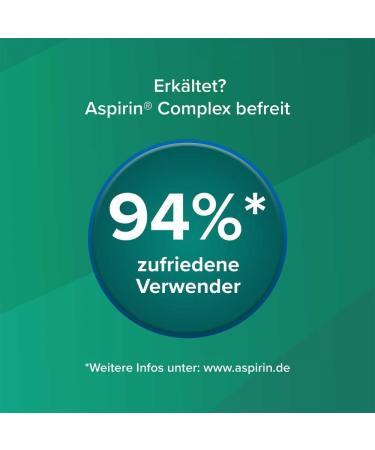 Aspirin Complex Granulate Bags - 40 Sticks | Fast International Shipping - Buy Online - Buy Online on GoSupps.com