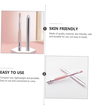 MAGICLULU Lip Brush with Lid Lipstick Eyeshadow Brush Lip Applicator Lipstick Eyeshadow Applicator Lipstick Cosmetics Applicator Lip Tint Travel Pink Injection Handle Telescopic Lip Makeup - Buy Online on GoSupps.com