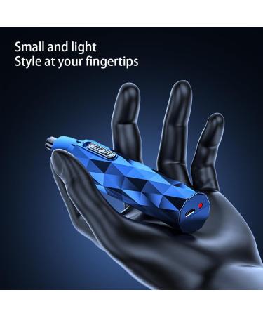 Nose Ear Hair Clipper Portable Stainless Steel Slicer 360 Degree Silent Running Button Control Remover Clippers Blue 1pc Head 1pc Head Blue 1 Piece Head - Buy Online on GoSupps.com
