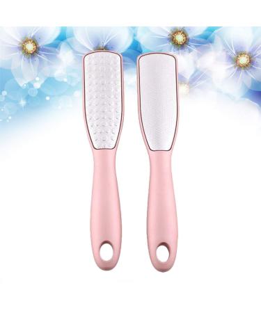 Beaupretty 2-Piece Stainless Steel Pedicure File Set - Double-Sided Heel Scrubber & Skin Exfoliator for Men & Women - Perfect for Soft Smooth Feet - Buy Online on GoSupps.com