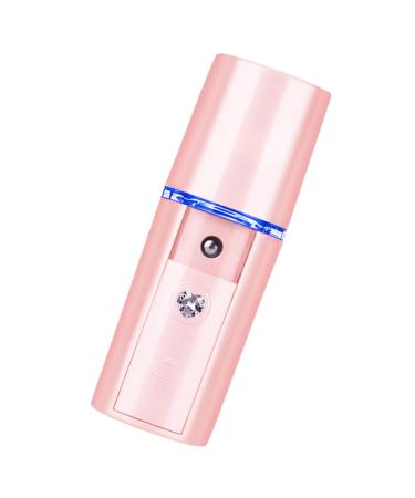 WOONEKY 1pc Hydrating Instrument Small Humidifier Facial Moisturizing Device USB Humidifier Pink Abs