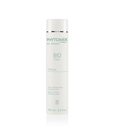 Phytomer Cyfolia Organic Face Toning Cleansing Lotion | Healthy All-Natural Facial Toner| Certified Organic | Gentle Face Cleanser & Makeup Remover | for Radiant Glowing Refreshed Skin | 250 ml