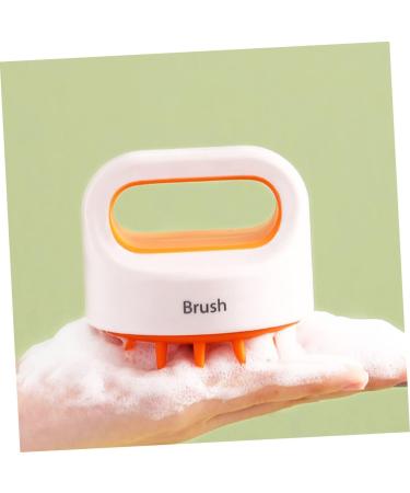 Beavorty 6-Pack Shampoo & Massage Brush - Multifunctional Hair & Body Cleaning Brush - Ergonomic Bath Device - Orange 8x8x8.1 cm - Buy Online on GoSupps.com