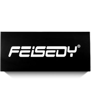 Feizedy Retro Blue Light Filter Glasses for Women & Men - 70s 80s Style PC Gaming Glasses - B2866 Black 54mm - Buy Online on GoSupps.com