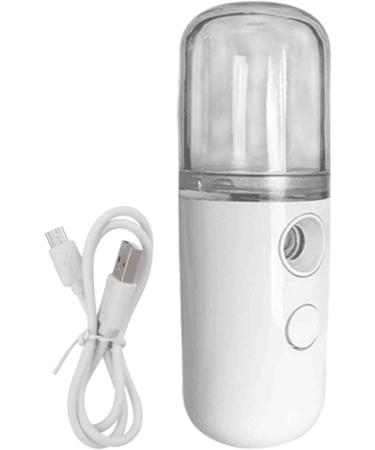 Facial Steamer Pocket Moisturizing Cordless Facial Humidifier | Rechargeable Face Steamer for Home Bedroom Bathroom Traveling Dorm White - Buy Online on GoSupps.com