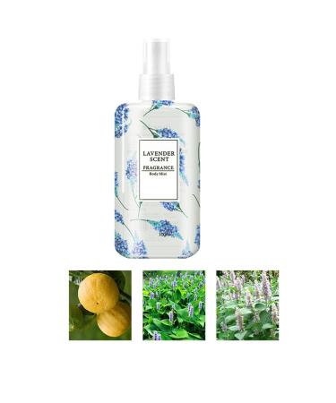 Natural Perfume Mist Hair & Body Perfume Mist Nutmeg Lily Lavender Parfum Spray Perfume Fragrance For Women For Birthday Anniversary 3.53 Oz (Prairie stream)
