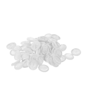 Hemobllo 100pcs Nitrile Finger Cots Finger Sleeve Household Finger Covers Portable Finger Cover Nitrile Finger Coats Finger Protection Covers Protective Finger Coats Finger Protector White 6.50X2.50X2.50CM
