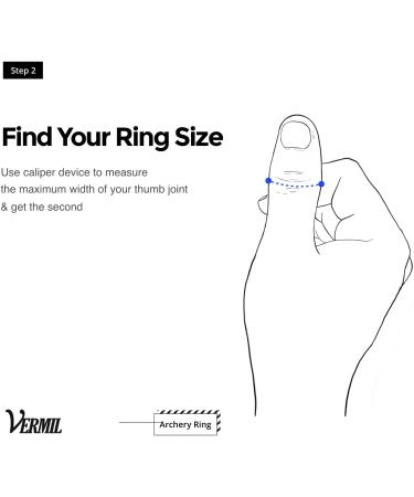 Vermil Archery Thumb Ring - Victory Black - Traditional Archery 19x22mm - Buy Online on GoSupps.com