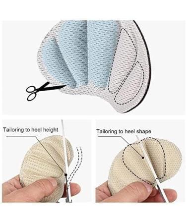 Insoles Patch Heel Pads - Adjustable Size Cushions for Loose Shoes - Antiwear Heel Grips Liner Inserts - Feet Protector - Buy Online on GoSupps.com