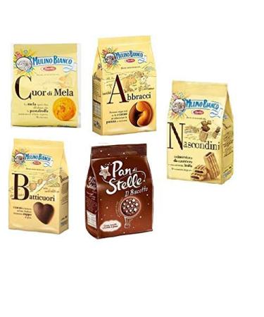 Mulino Bianco Pack de test de biscuits 10 x 330 G Nascondini Batticuori Pan di stelle