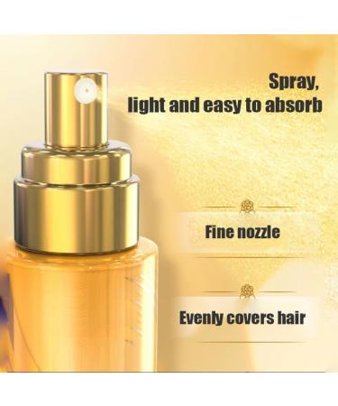 Long-Lasting Lightweight Hair Soft Essential Oil Spray Protein Smoothing Cream Smooth Frizz and Add Shine Long Lasting Refreshing Lightweight Hair Oil Mist for Split Ends Frizzy Hair (B#) - Buy Online on GoSupps.com