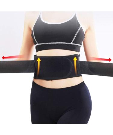 Lordosis Support Belt for Men & Women - Self-Warming Magnet Adjustable Steel Lumbar Support Waist/Abdominal Relief (Black & XL) - Buy Online on GoSupps.com