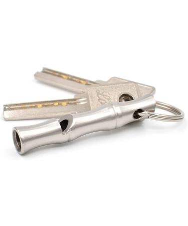 Makstore Signal Whistle with Collar & Key Chain - Durable 54x10mm Emergency Safety Tool for Outdoor Activities - Buy Online on GoSupps.com