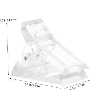 Mikinona Manicure Tools 48 pcs Finger Tip Fixing Clamps and UV Accessories Gel Curve Manicure Quick Poly A Salon Home Kit Tool Pink Nails Forms Clips Art Fixation Pinching Fiberglass 1 count (Pack of 1) White Pinkx4pcs - Buy Online on GoSupps.com