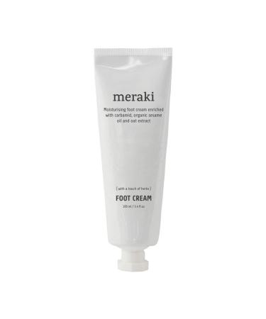 Meraki foot cream with carbamide bio-sesame oil & organic-hazere extract |Moisturizing soothing & nourishing |High -quality skin care in Scandinavian design |100 ml