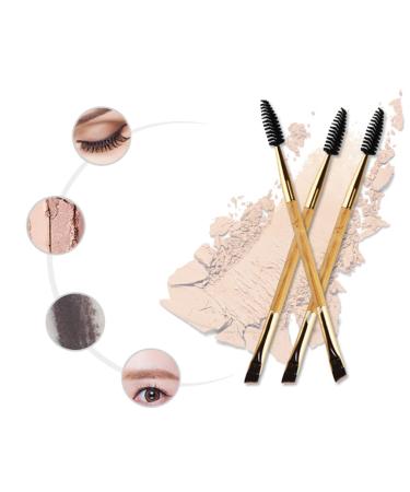 Buy 1PC Bamboo Handle Duo Eyebrow Brush & Mascara Brush - Eco-Friendly Makeup Tool for Women & Girls - Perfect Eyebrow Comb for Flawless Makeup - Buy Online on GoSupps.com