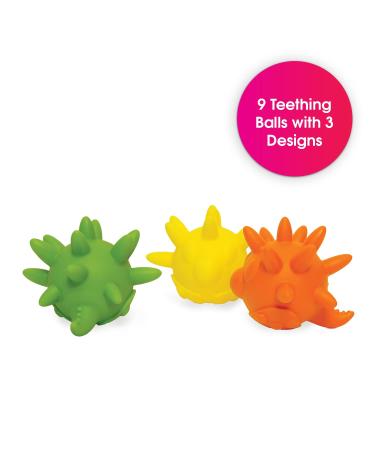 Buy Edushape Dino Teether - Safe & Fun Baby Teething Toy | International Shipping Available - Buy Online on GoSupps.com