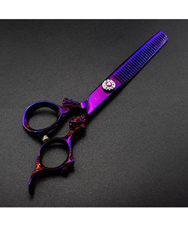 Hair Cutting Scissors Professional 440c 6 inch Hair Scissors Make up Cutting Scissor Barber Haircut thinning Shears scisors Hairdressing Scissors (Color : Thinning)