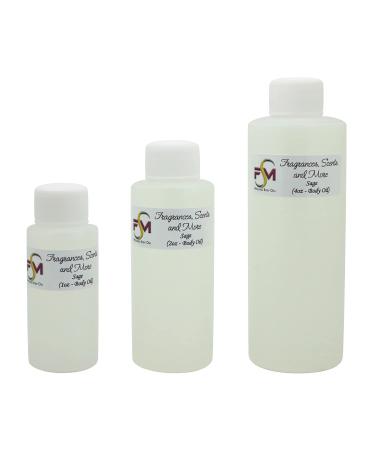 Sage Fragrance Oil - 2 Fl Oz Plastic Bottle (60ml) 2 Fl Oz (Pack of 1)