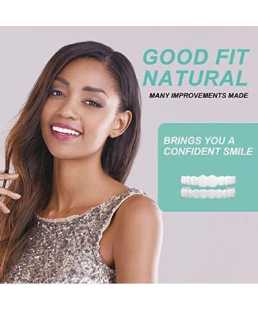 Buy 3 Pairs Snap-in Veneers for Men & Women - Temporary Denture Teeth for Imperfections | Pain-Free No Drilling Solution for a Confident Smile - Buy Online on GoSupps.com